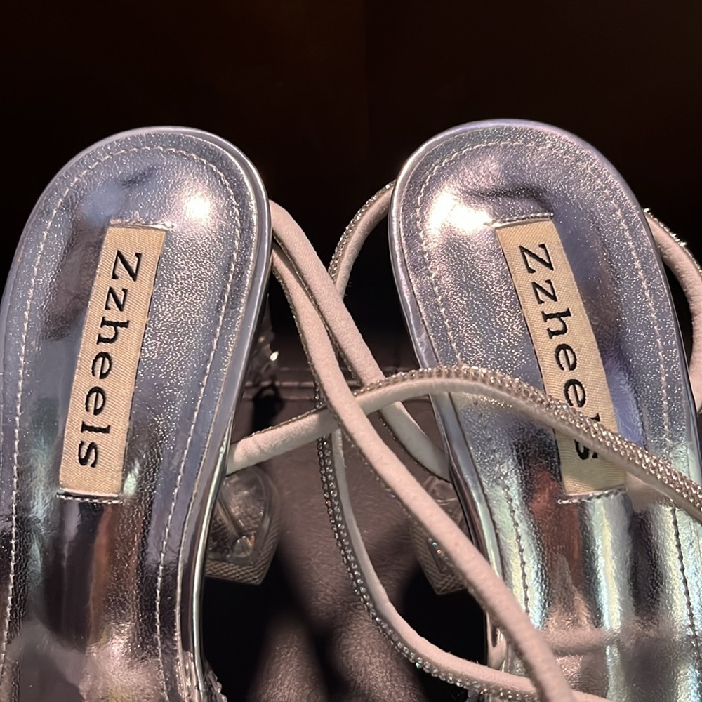 Silver Women's Shoes - Picture 6 of 10